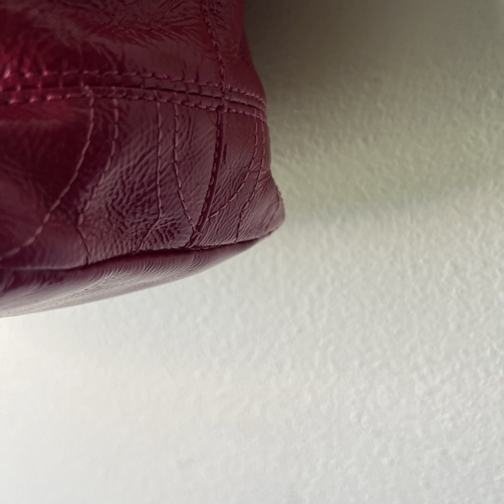 Vtg Coach Berry Pink Hand Bag Small Soho Y2K Patent Leather Hobo Shoulder Purse - Picture 12 of 16